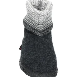 Giesswein Gezellige grijze pantoffels-Heren Pantoffels