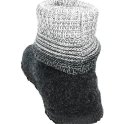 Giesswein Gezellige grijze pantoffels-Heren Pantoffels