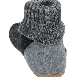 Giesswein Gezellige Grijze Pantoffels-Heren Pantoffels