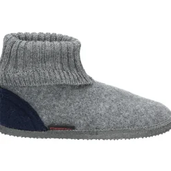 Giesswein Gezellige Grijze Pantoffels-Heren Pantoffels