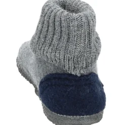 Giesswein Gezellige Grijze Pantoffels-Heren Pantoffels