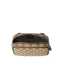 Gucci GG Canvas Mini Bag-Heren Tassen