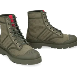 Gucci GG Fabric Enkellaarsjes-Heren Laarzen