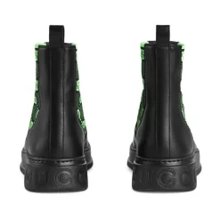 Gucci GG Supreme Enkellaarsjes-Heren Laarzen