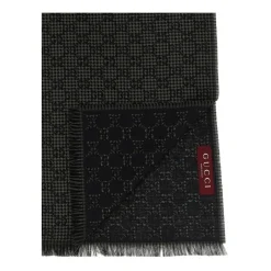 Gucci GG Wool Jacquard Scarf-Heren Sjaals
