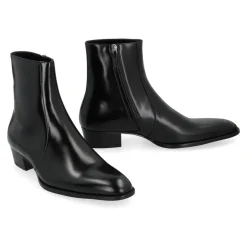 Saint Laurent Glad Leren Romeinse Laarzen-Heren Laarzen