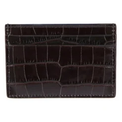 Tom Ford Glanzende Croco Printed Exotic Line Classic Creditcardhouder-Heren Portefeuilles