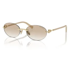 Tiffany Goudbruine zonnebril-Heren Zonnebrillen