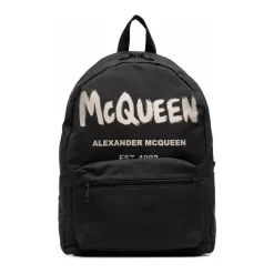 Alexander McQueen Graffiti Bucket Bag & Backpack-Heren Rugzakken
