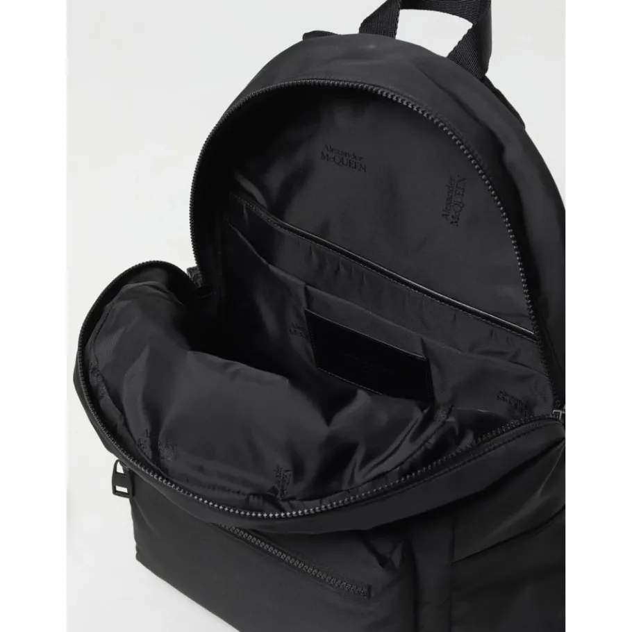 Alexander McQueen Graffiti Rugzak Stijlvol Praktisch Accessoire-Heren Rugzakken