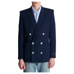 Balmain Grain de poudre blazer-Heren Kostuums