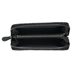 Bottega Veneta Grainy Leather Zip-Around Portemonnee-Heren Portefeuilles