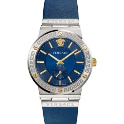 Versace GRECA LOGO zilver/goud horloge-Heren Horloges