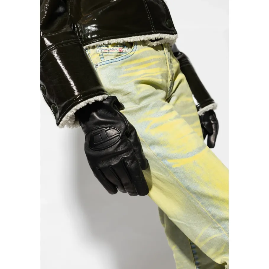 Diesel G-Reies Leren Handschoenen-Heren Handschoenen
