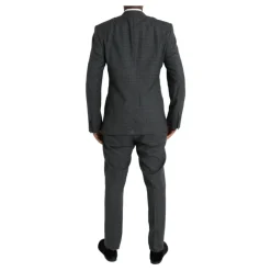 Dolce & Gabbana Geruit Wol 2-Delig Pak-Heren Kostuums
