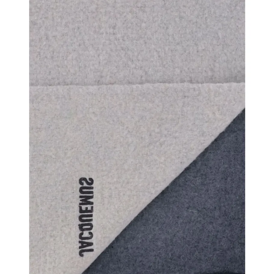 Jacquemus Grijze Alpaca-Wol Sjaal-Heren Sjaals