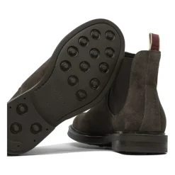 STURLINI Grijze Enkellaarzen voor Mannen-Heren Laarzen