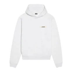 Jacquemus Grijze Hoodie Sweater Gros Grain-Heren Truien & Vesten
