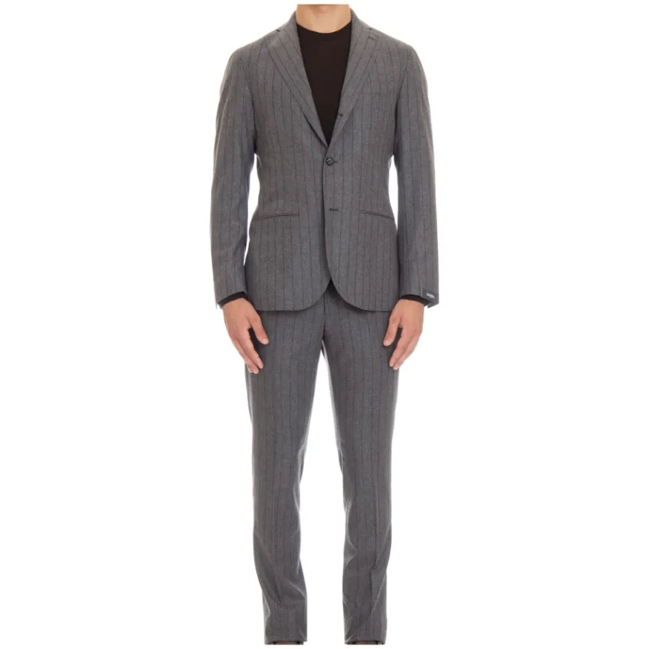 Barba Grijze Jurk Pak Monopetto-Heren Kostuums