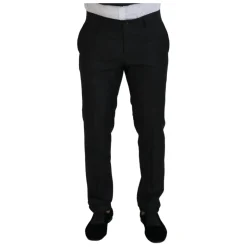 Dolce & Gabbana Grijze MARTINI 3-delig Slim Fit Pak-Heren Kostuums