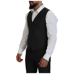 Dolce & Gabbana Grijze MARTINI 3-delig Slim Fit Pak-Heren Kostuums