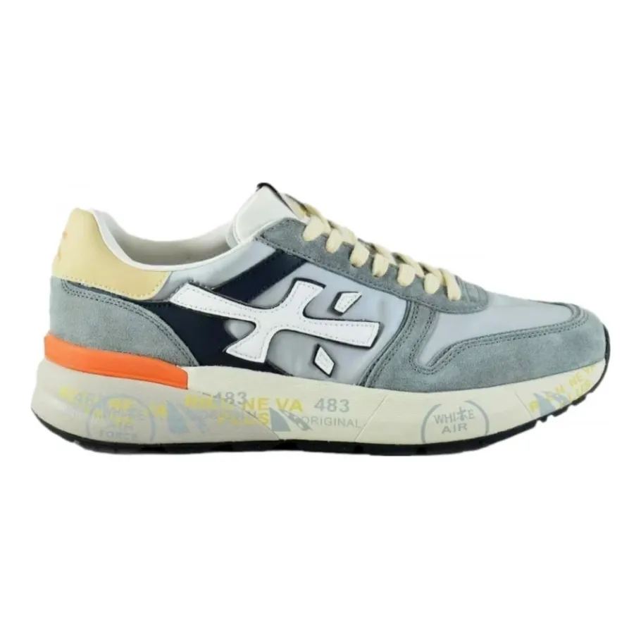 Premiata Grijze Rook Sneaker Mick 7245-Heren Sneakers