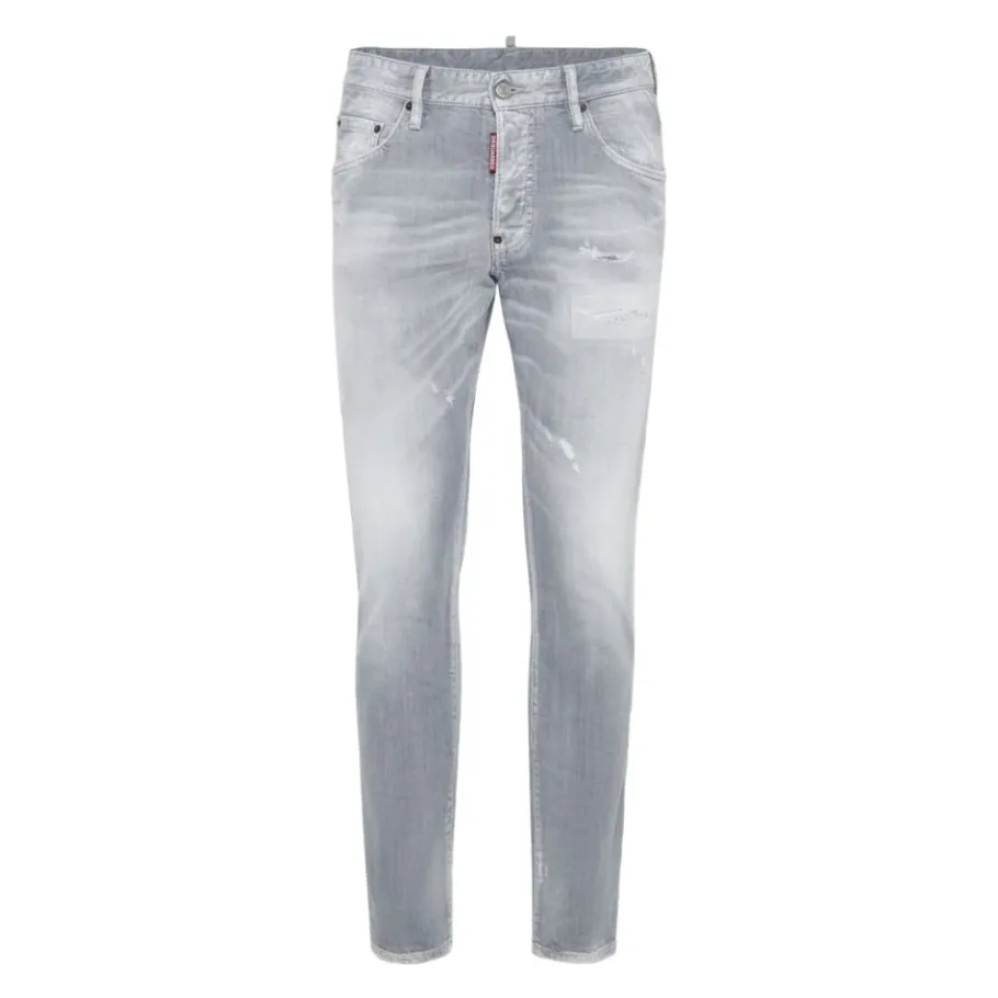 Dsquared2 Grijze Stijlvolle Broek-Heren Jeans