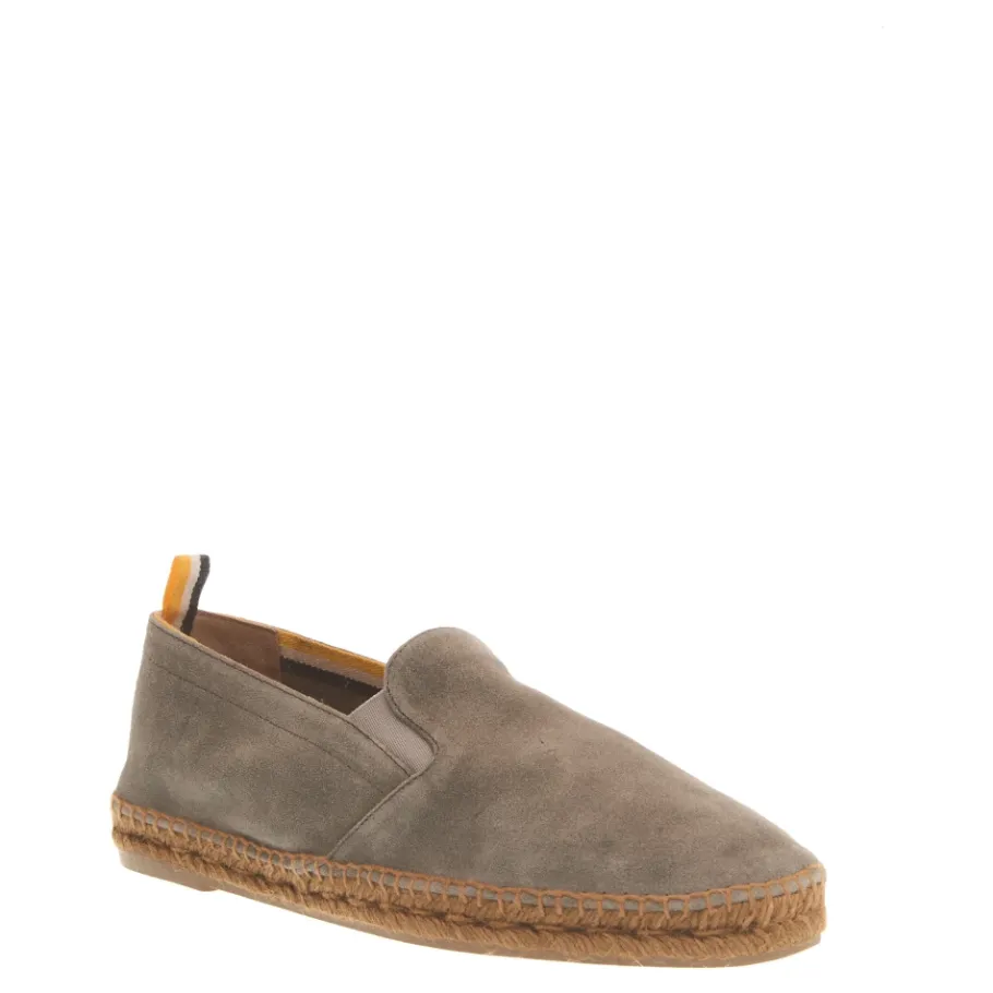 Castañer Grijze Suède Espadrilles-Heren Espadrilles