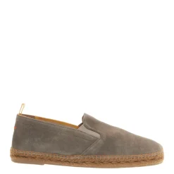 Castañer Grijze Suède Espadrilles Loafers-Heren Espadrilles
