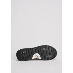 Premiata Grijze Suède Leren Sneakers met Uniek Platform-Heren Sneakers