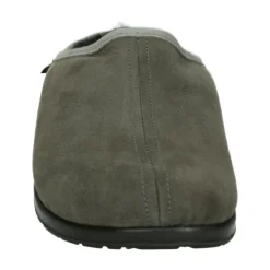 Shepherd Grijze Suède Pantoffels LUDVIG Model-Heren Pantoffels