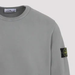 Stone Island Grijze Sweatshirt AW25 Comfort Stijl-Heren Truien & Vesten