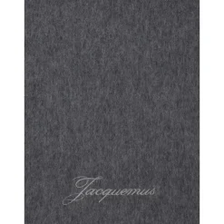 Jacquemus Grijze Wol Kasjmier Logosjaal Vrouw-Heren Sjaals