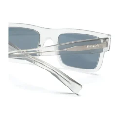 Prada Grijze zonnebril met originele etui-Heren Zonnebrillen