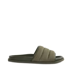 Gucci e Monogram Canvas Gewatteerde Sandalen-Heren Slippers