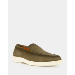 Santoni e Suède Loafers-Heren Instappers & Slip Ons