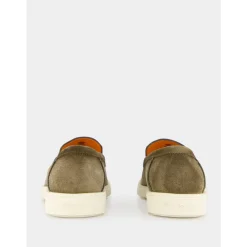 Santoni e Suède Loafers-Heren Instappers & Slip Ons