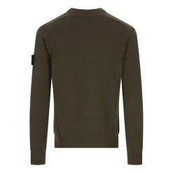 Stone Island e Wollen Blend Stijlvolle Trui-Heren Truien & Vesten