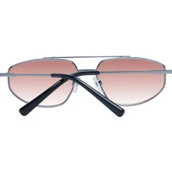 Serengeti Gunmetal Aviator Zonnebril met Oranje Lenzen-Heren Zonnebrillen