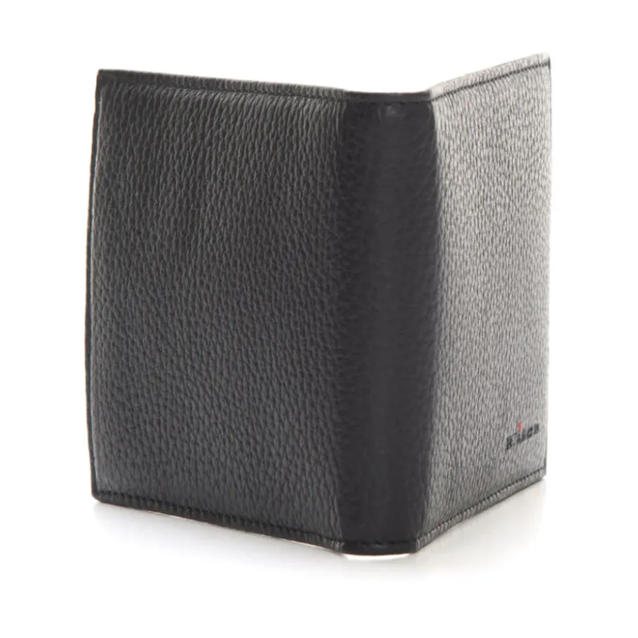 Kiton Hammer Leren Portemonnee met Kaarthouder Vakken-Heren Portefeuilles