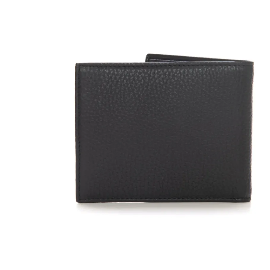 Kiton Hammer Leren Portemonnee met Kaarthouder Vakken-Heren Portefeuilles