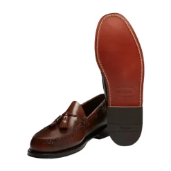 G.H. Bass & Co. Handgemaakte Leren Loafers-Heren Instappers & Slip Ons