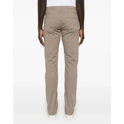 Jacob Cohën Handgemaakte katoen/lyocell broek-Heren Broeken