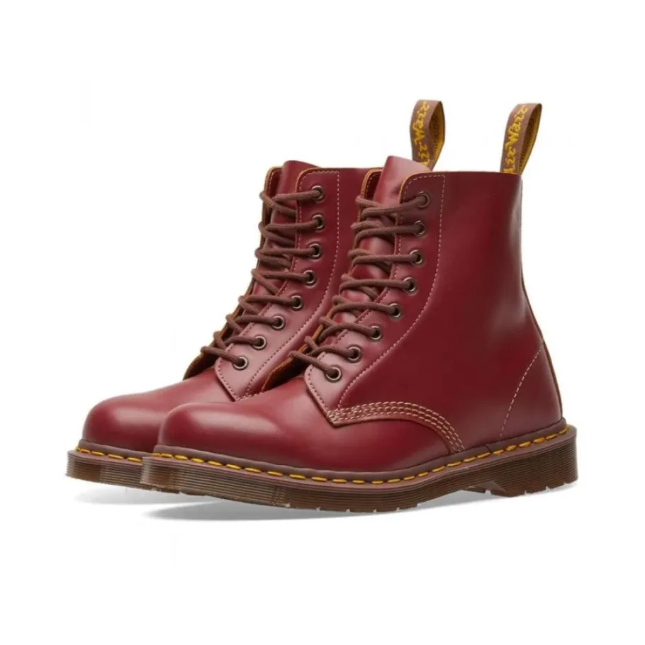 Dr. Martens Handgemaakte Vintage 1460 Laarzen met Quilon Leer-Heren Laarzen