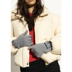 Moschino Handschoenen met een logopatch-Heren Handschoenen