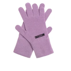 Moschino Handschoenen met geborduurd logo-Heren Handschoenen