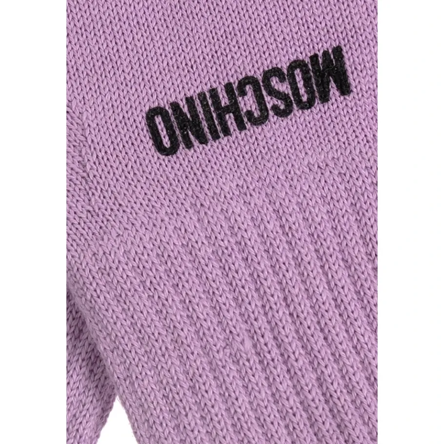 Moschino Handschoenen met geborduurd logo-Heren Handschoenen