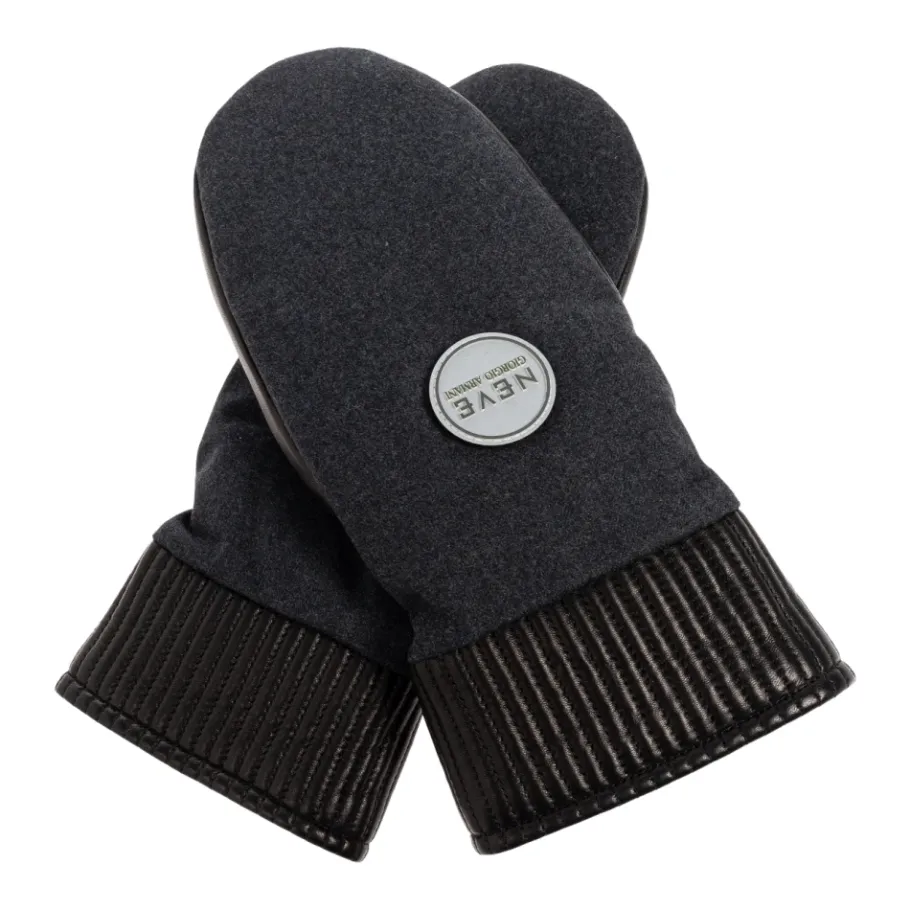 Giorgio Armani Handschoenen met logo-Heren Handschoenen