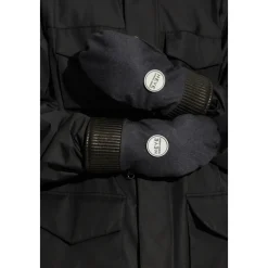 Giorgio Armani Handschoenen met logo-Heren Handschoenen