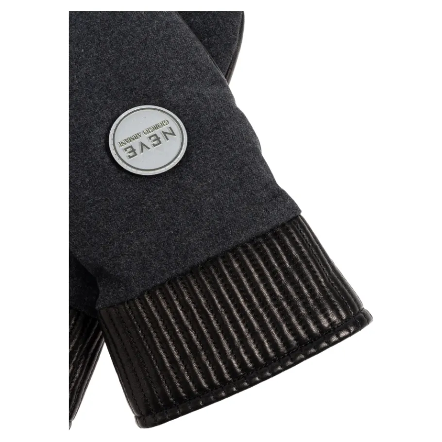 Giorgio Armani Handschoenen met logo-Heren Handschoenen
